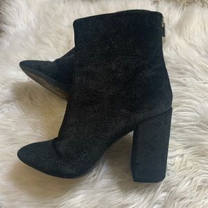 Jessica Simpson Velvet Booties